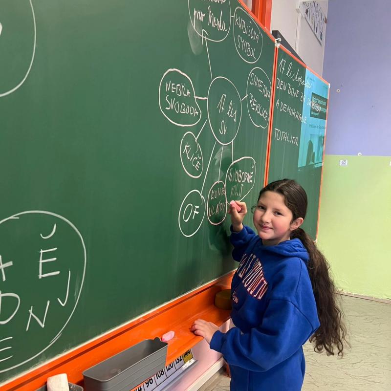 Projektový den 17. listopadu v páté třídě